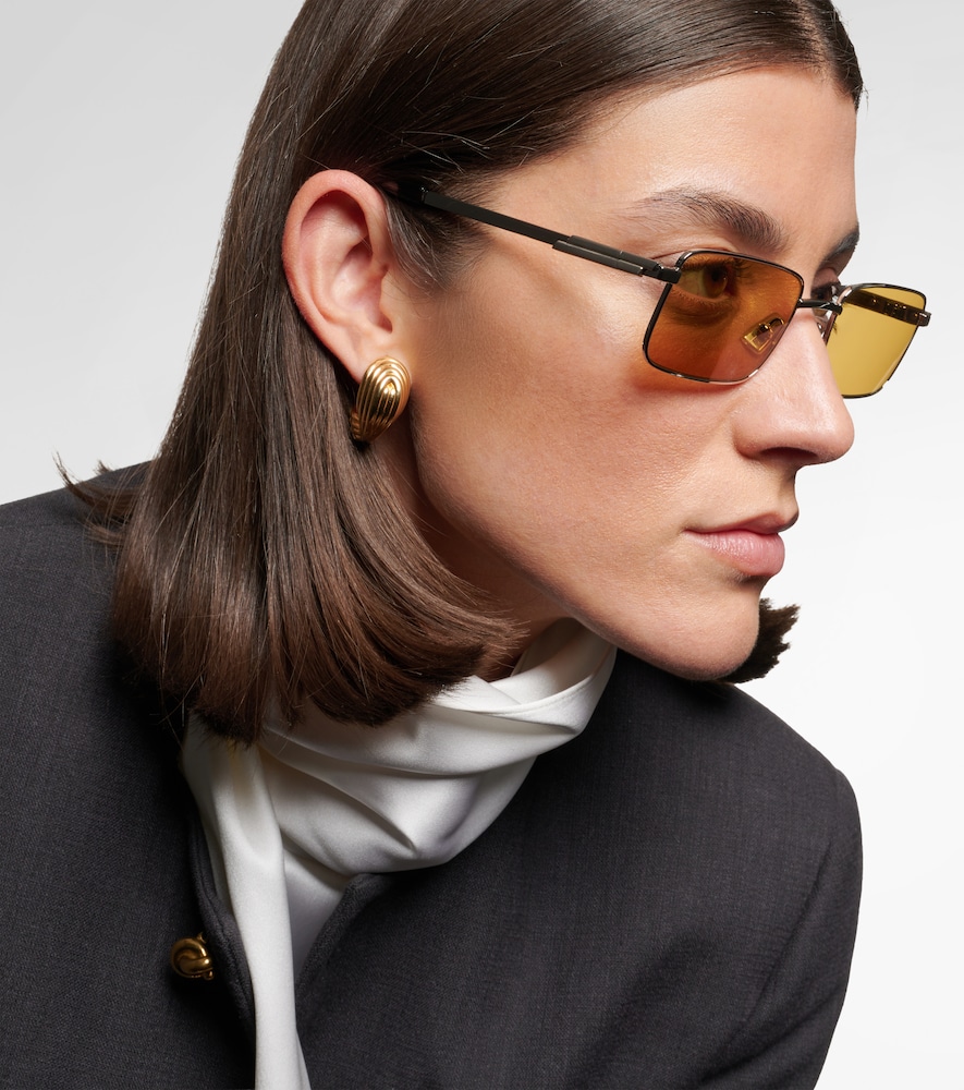  Bottega Veneta Bottega Veneta Stretch Rectangular Sunglasses 