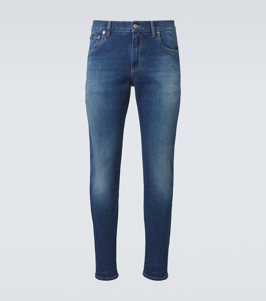Dolce&Gabbana Men's Blue Mid-Rise Slim Jeans UK Size 30 - Mytheresa