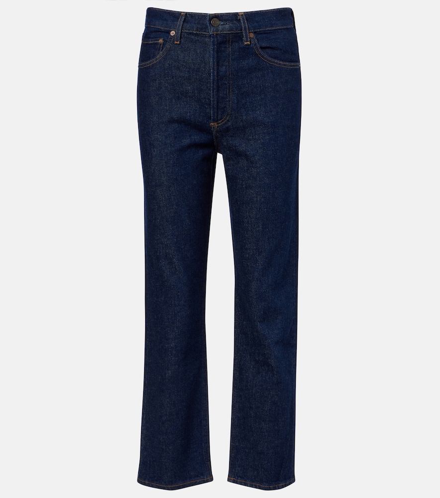'90s cropped straight jeans