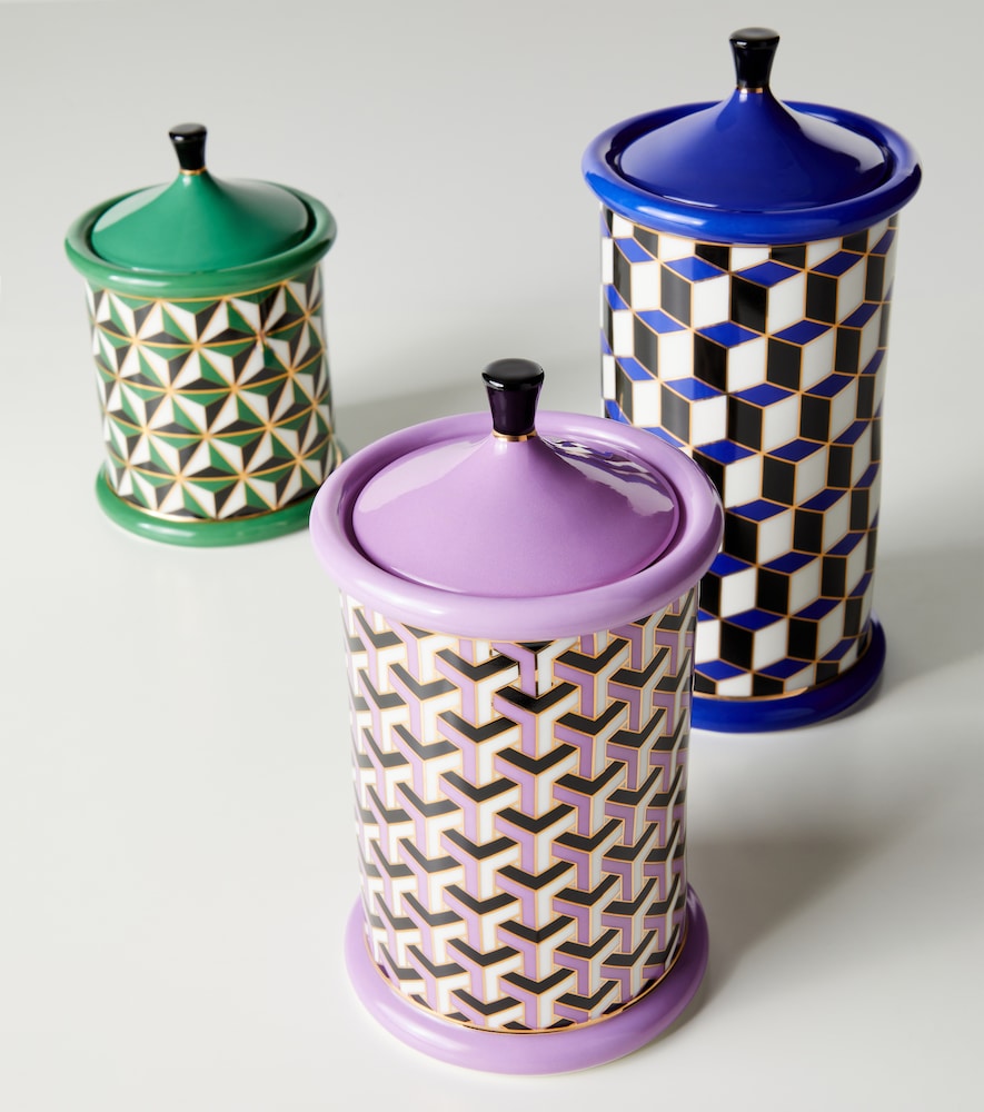  Jonathan Adler Jonathan Adler Versailles Porcelain Container 