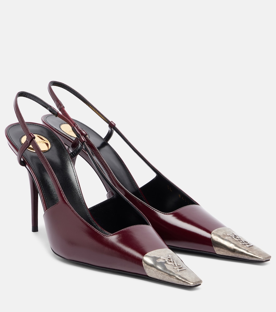 Slingback-Pumps Jeanne aus Leder