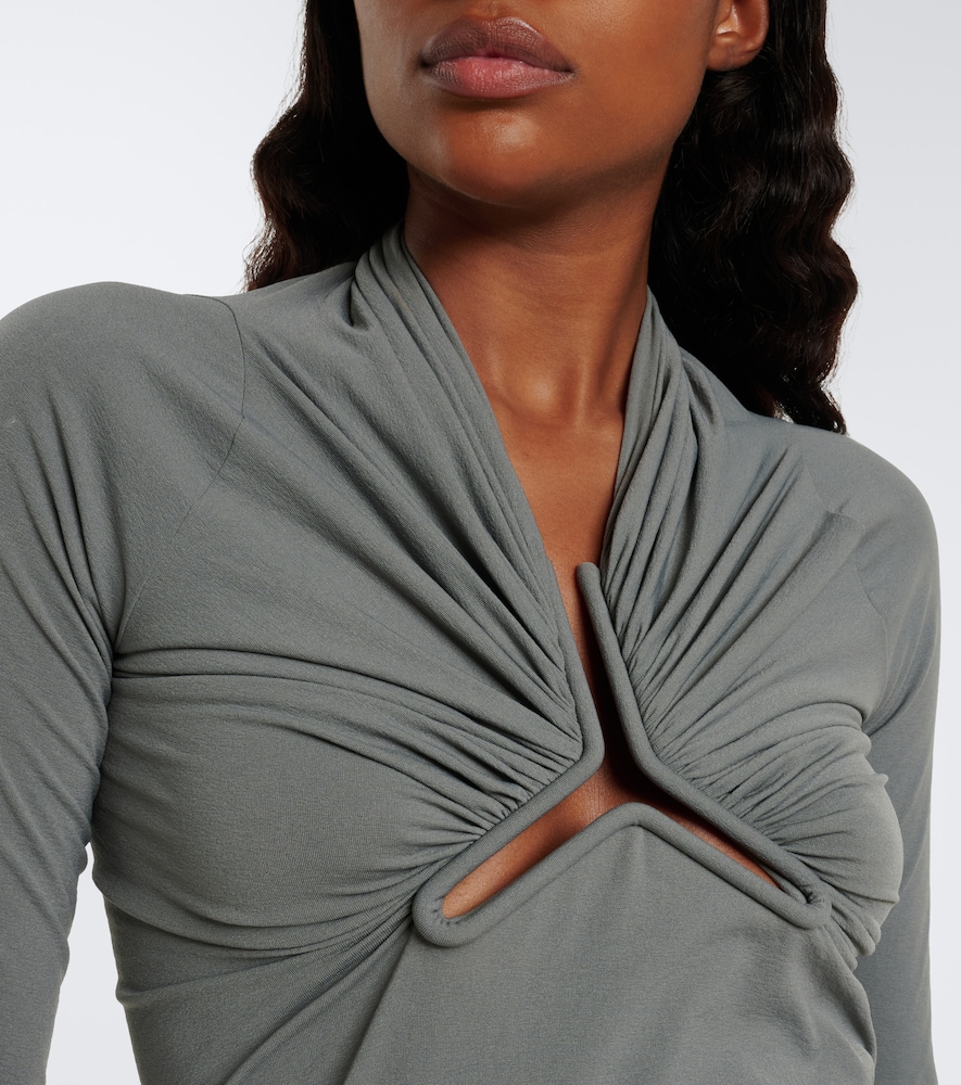 Allanah Gathered Jersey Top