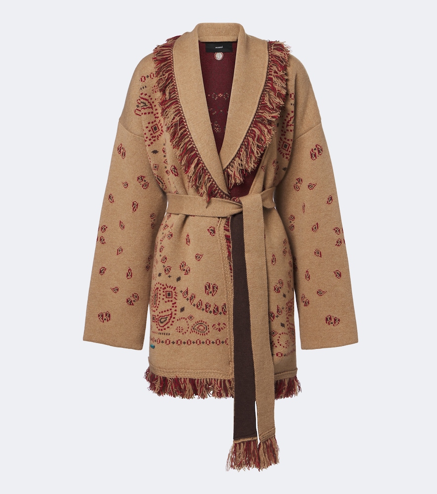 Alanui Cardigan Bandana en cachemire jacquard 2700 €