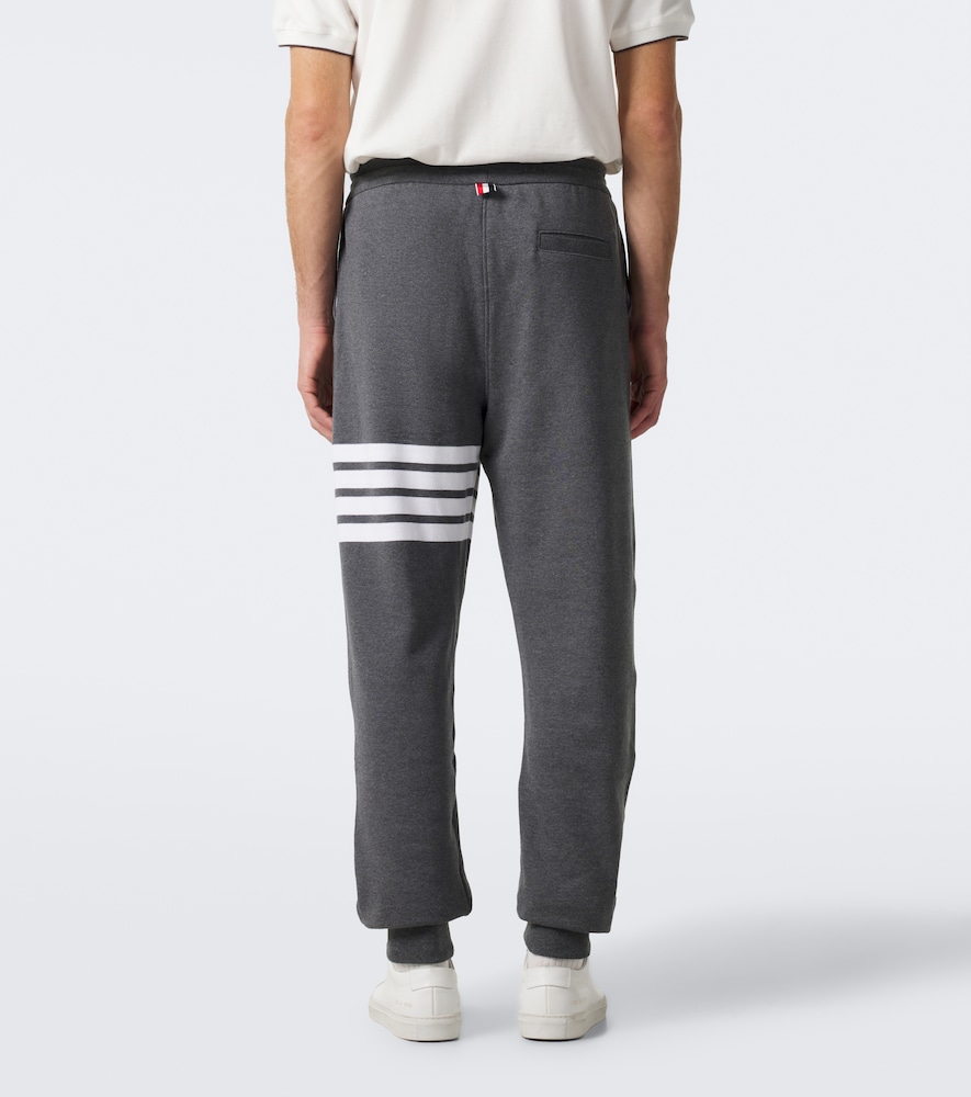 4-Bar Cotton Jersey Sweatpants