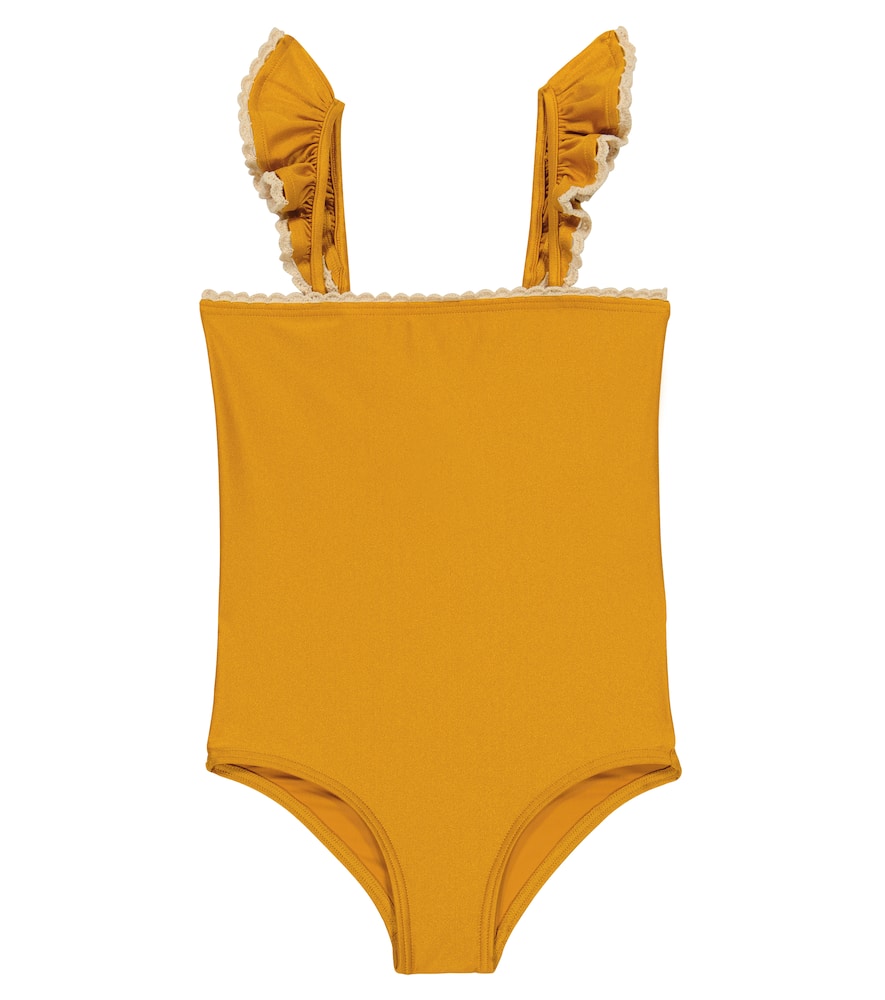 Zimmermann Kids Pattie ruffled swimsuit