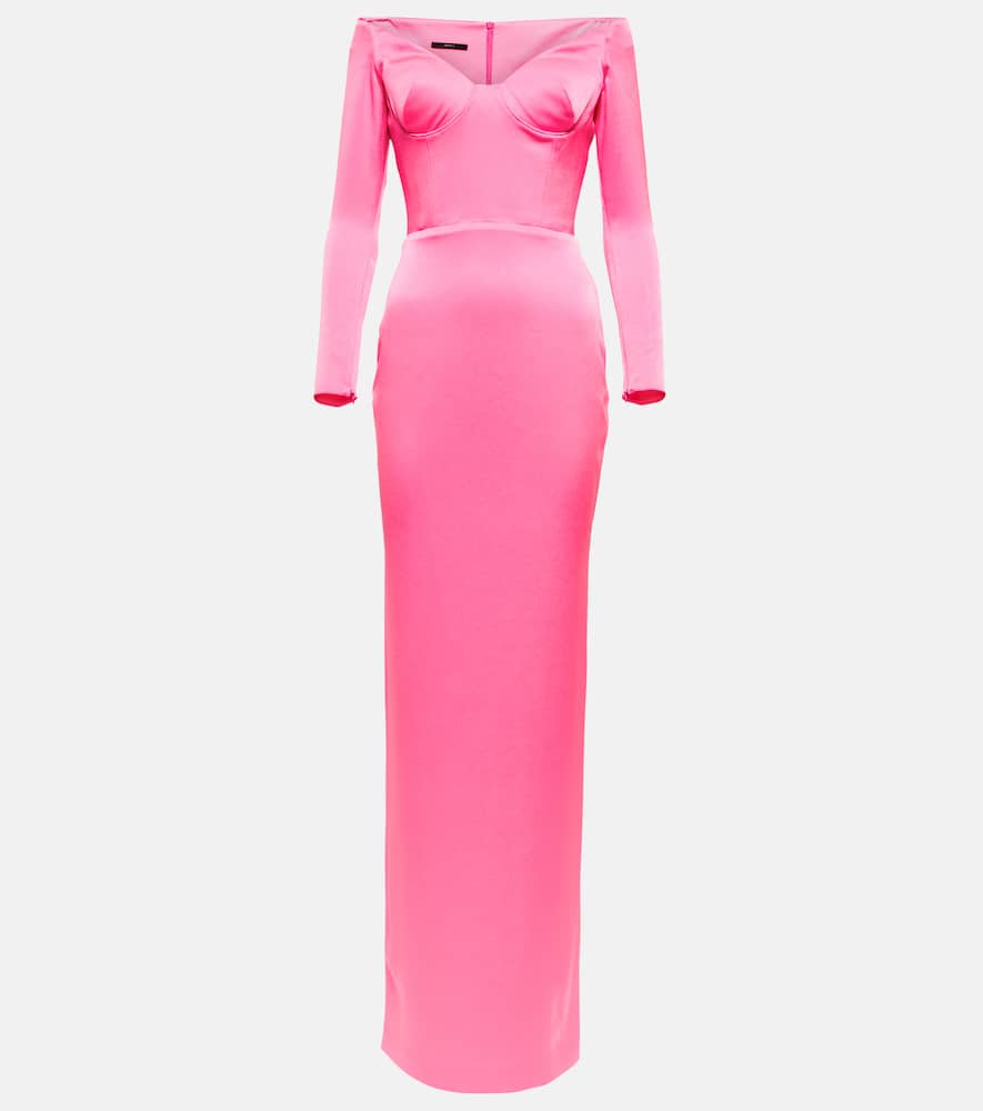 Merrit off-shoulder maxi dress