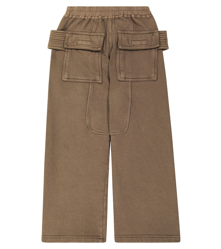 Rick Owens Pods Cotton-blend Cargo Pants In Green