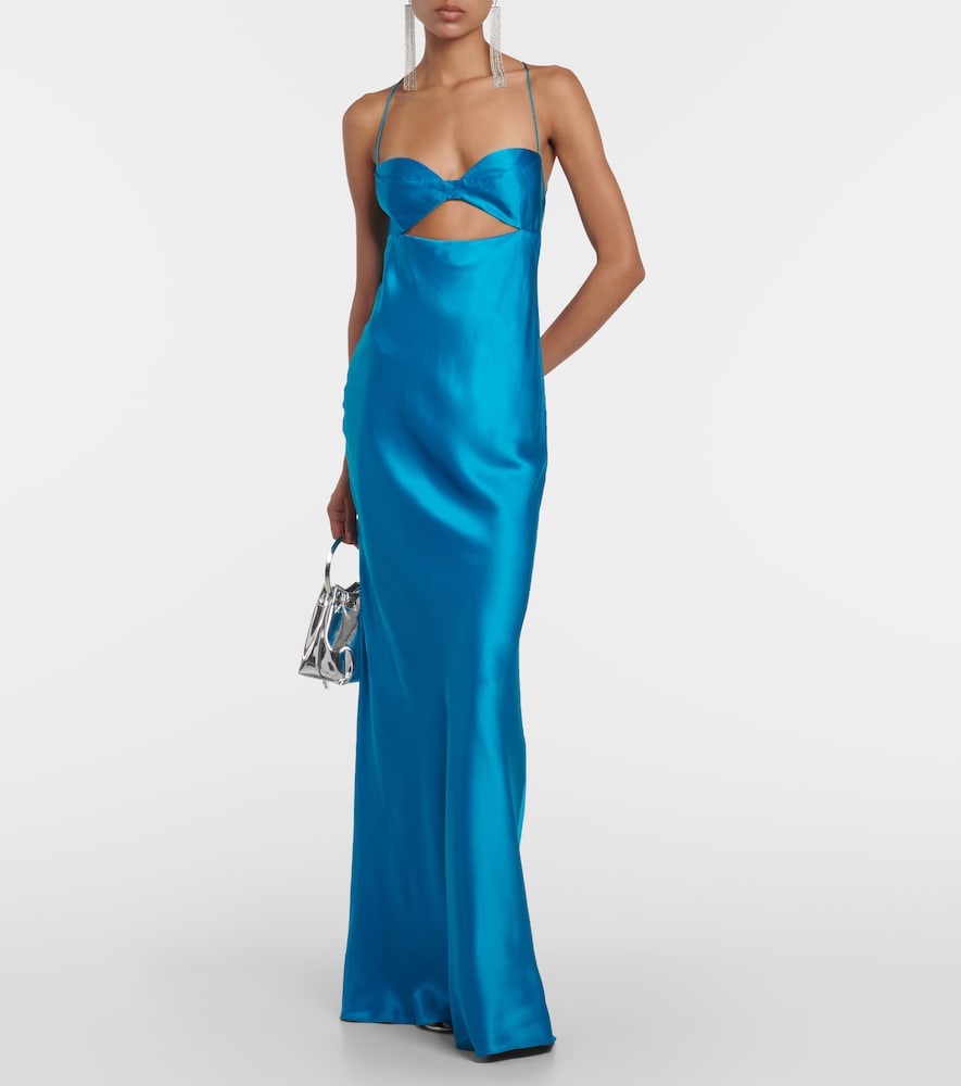 The Sei The Sei Robe Aus Seidensatin 