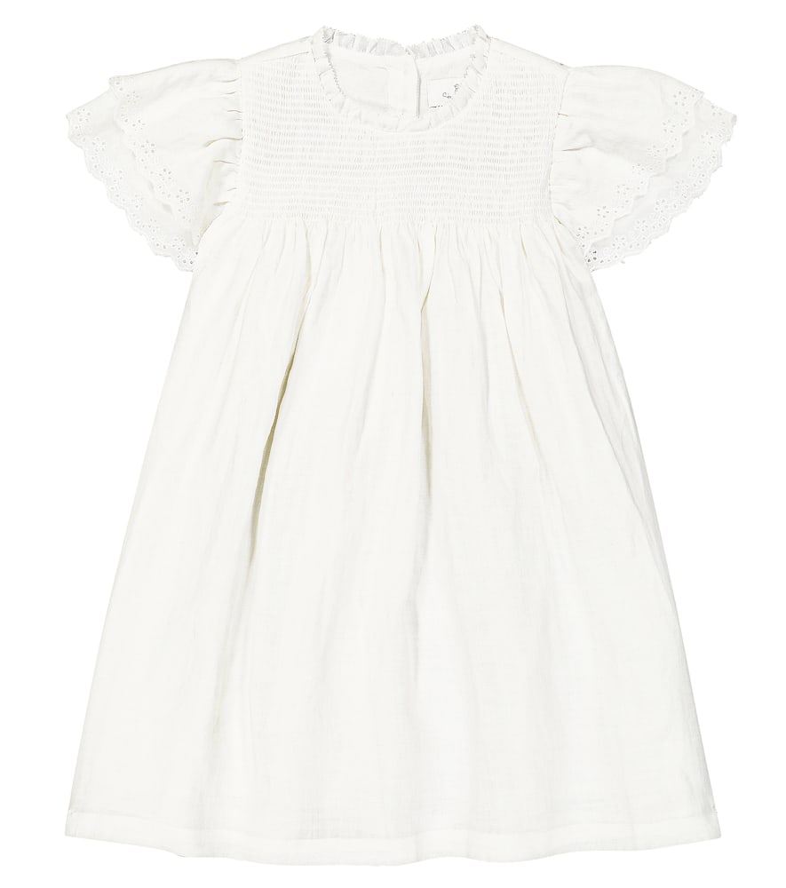 C'era Una Volta Vanya broderie anglaise ramie dress