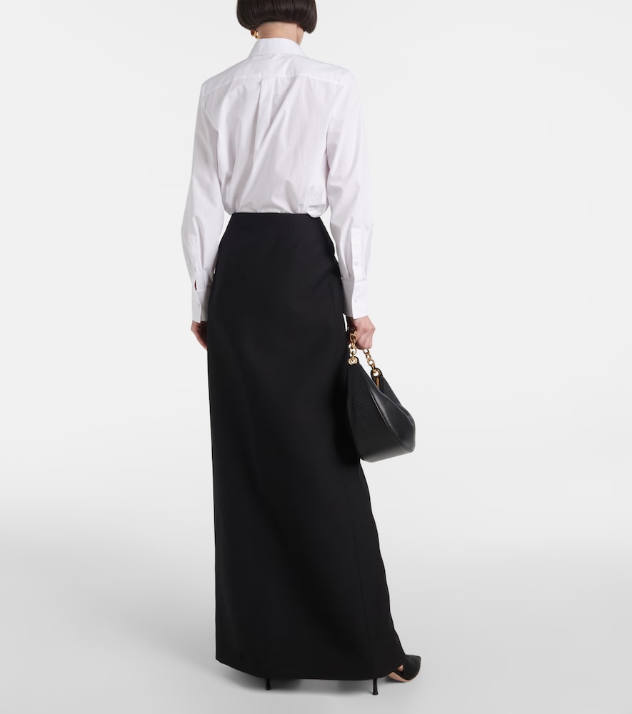  Valentino Valentino Crepe Couture Maxi Skirt 