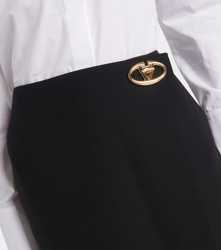  Valentino Valentino Crepe Couture Maxi Skirt 