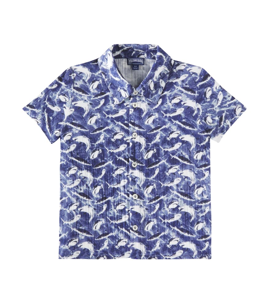 Vilebrequin Cotton Shirt In Blue