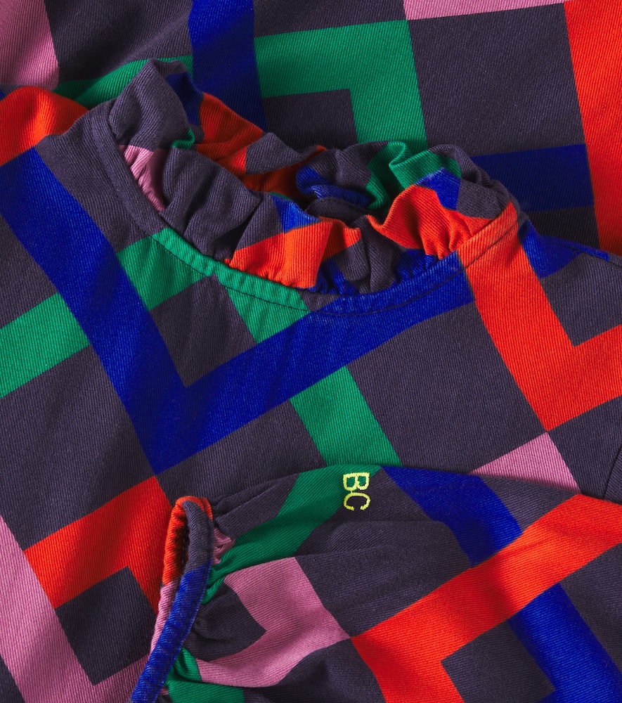 BOBO CHOSES GARLAND COTTON-BLEND DRESS