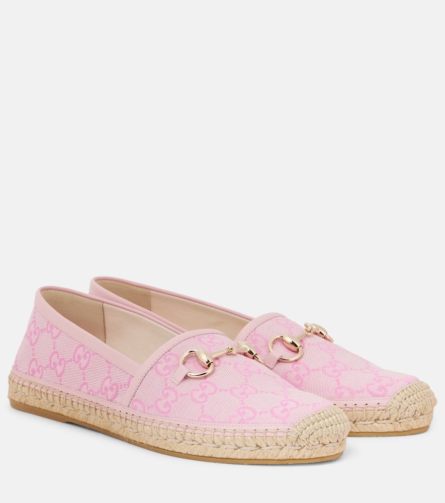 Horsebit GG Canvas espadrilles