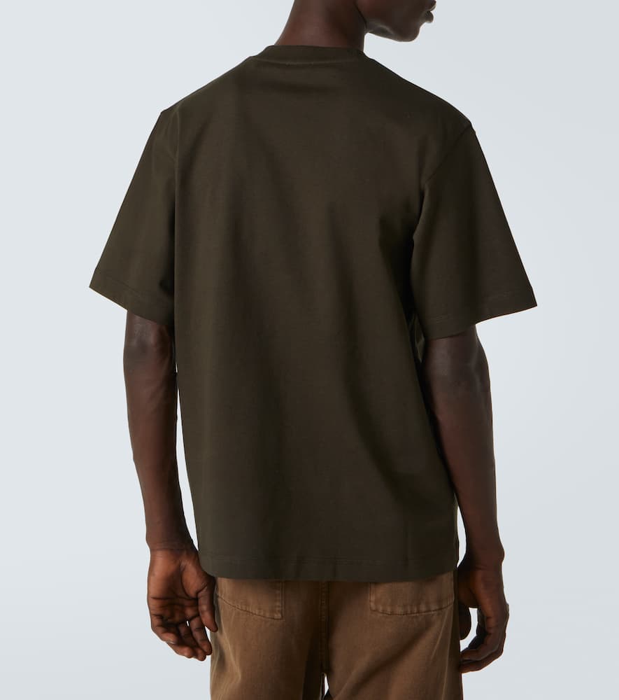 Burberry Men's Ekd Cotton T-shirt In Brown