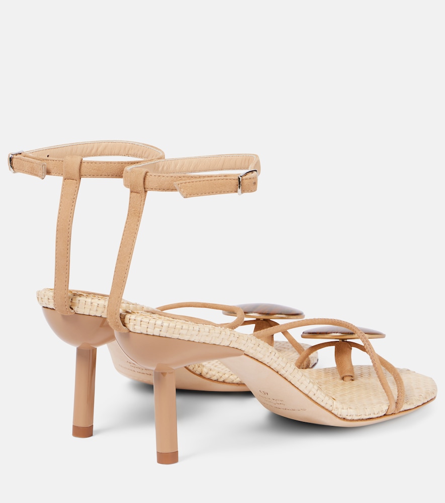  Christopher Esber Christopher Esber Sandalen Doma Aus Veloursleder 