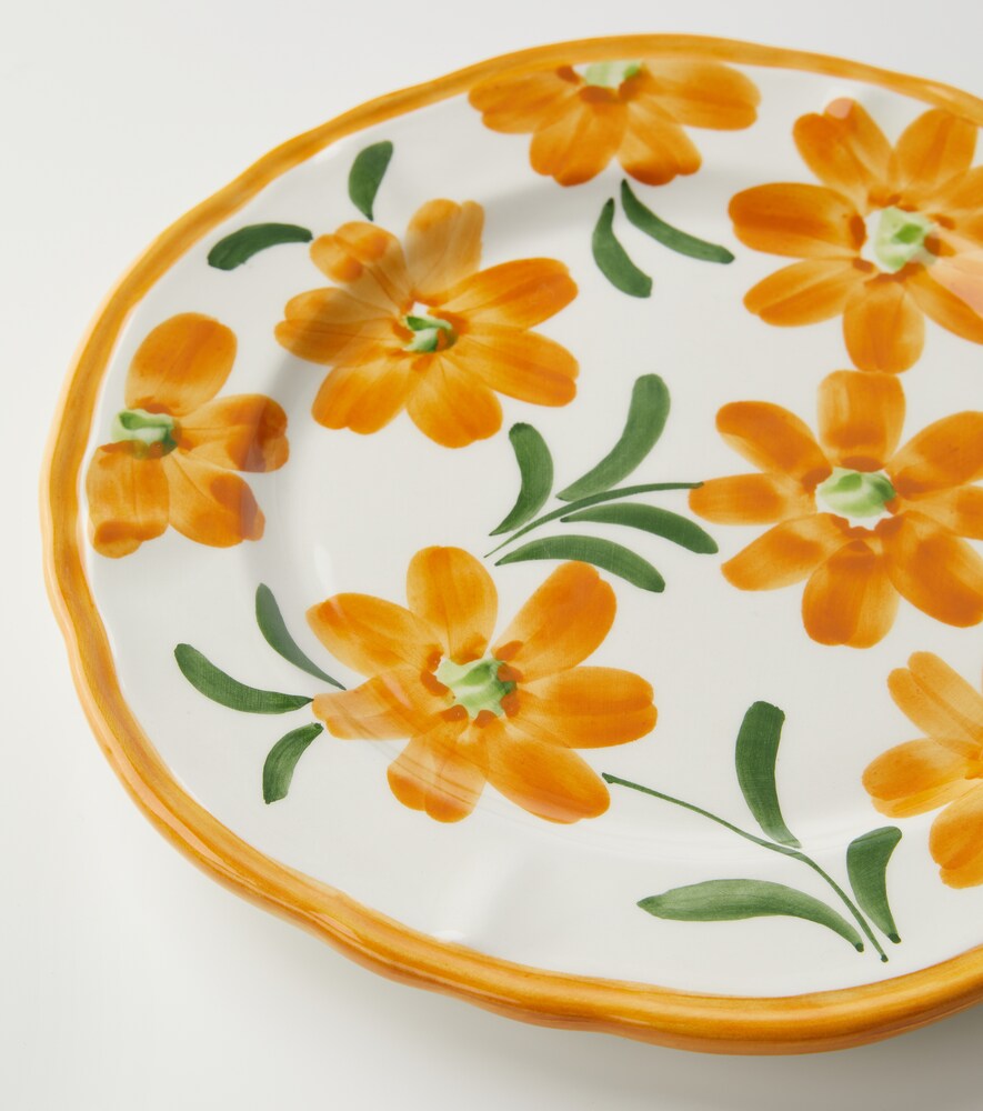  Les-ottomans Les-ottomans Floral Ceramic Plate 