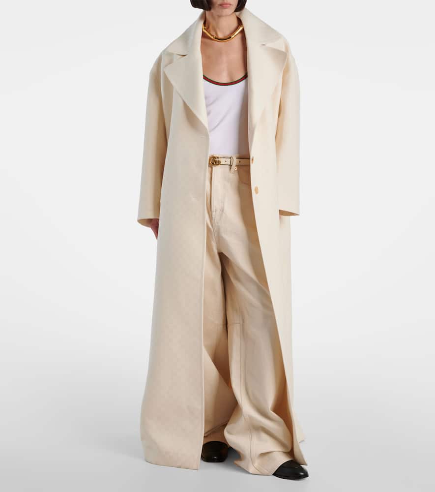 Gucci Low-rise Barrel-leg Jeans In White