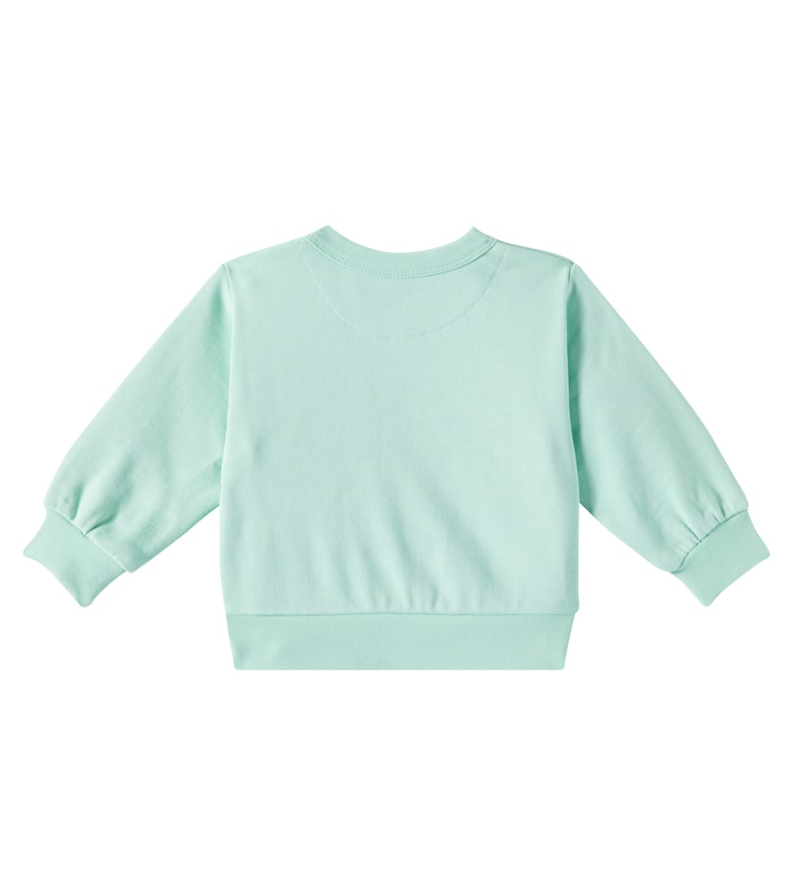 Tinycottons Baby Sun Tales Cotton Jersey Sweatshirt In Blue