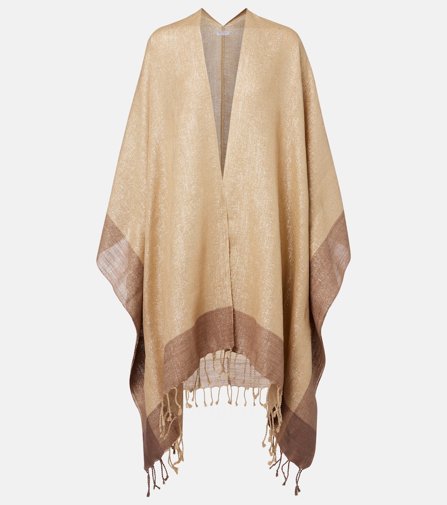 Brunello Cucinelli Poncho en lin mlang 960 €