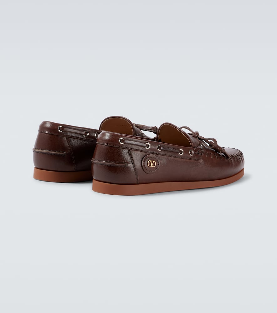 Valentino Garavani Palm Avenue Buffalo Boat Shoe