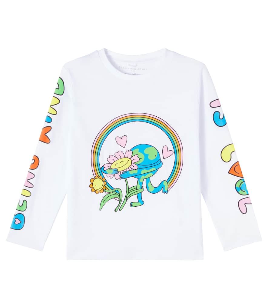 Stella Mccartney Printed Cotton Jersey T-shirt