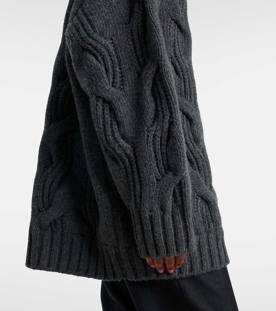  Bottega Veneta Bottega Veneta Cable-knit Wool Sweater 