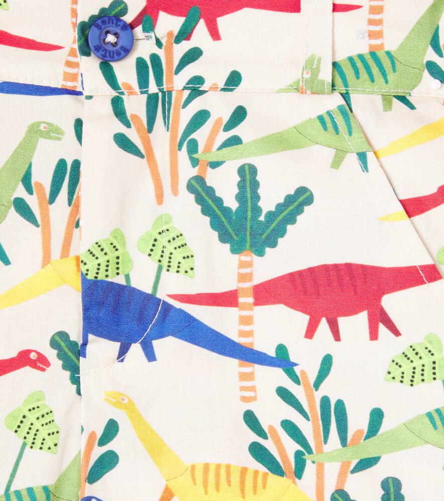 Fabula Fábula Printed Cotton Shorts In Multi