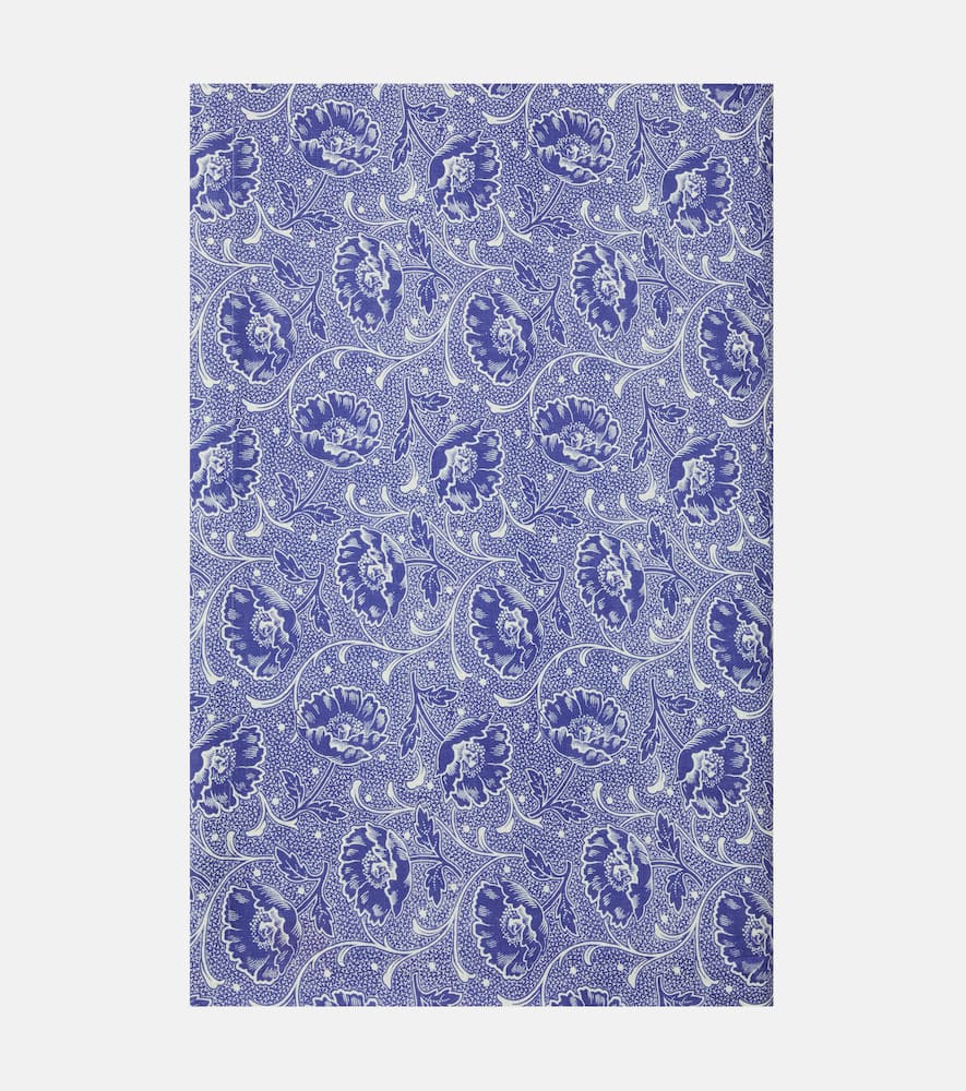 Cabana Toscana Printed Linen Tablecloth In Blue