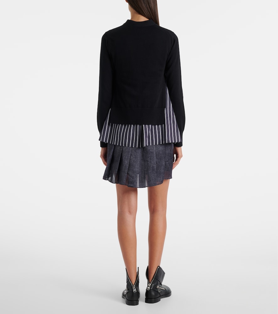 Sacai Sacai Cardigan Aus Baumwolle 