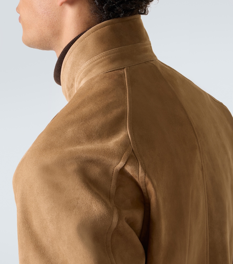  Loro Piana Loro Piana Bomberjacke Novak Aus Veloursleder 