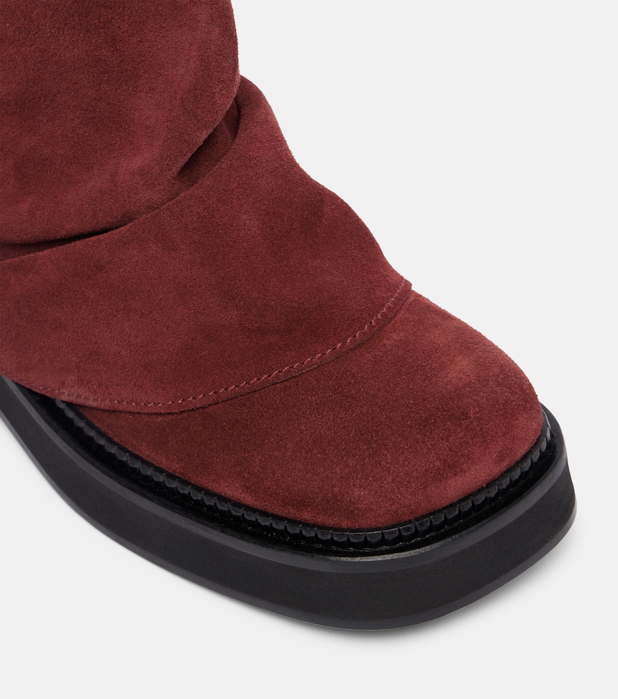  The Attico The Attico Mini Robin Suede Combat Boots 