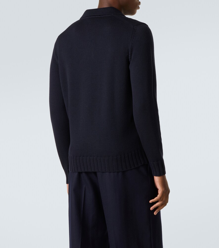  Thom Sweeney Thom Sweeney Wool Polo Sweater 