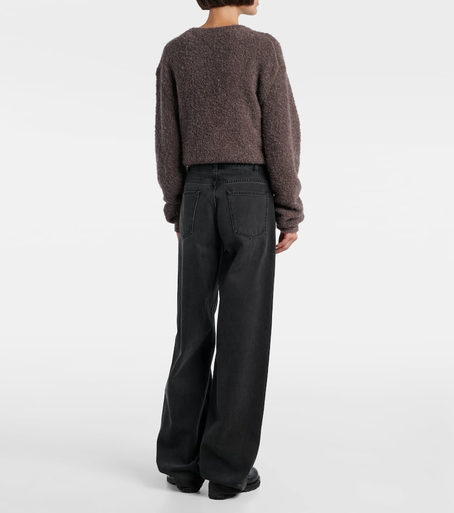 The Row Clair High-rise Straight Jeans In Black