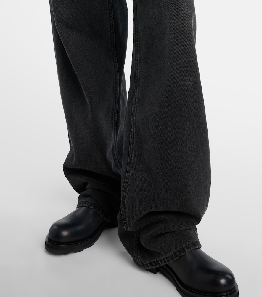 The Row Clair High-rise Straight Jeans In Black