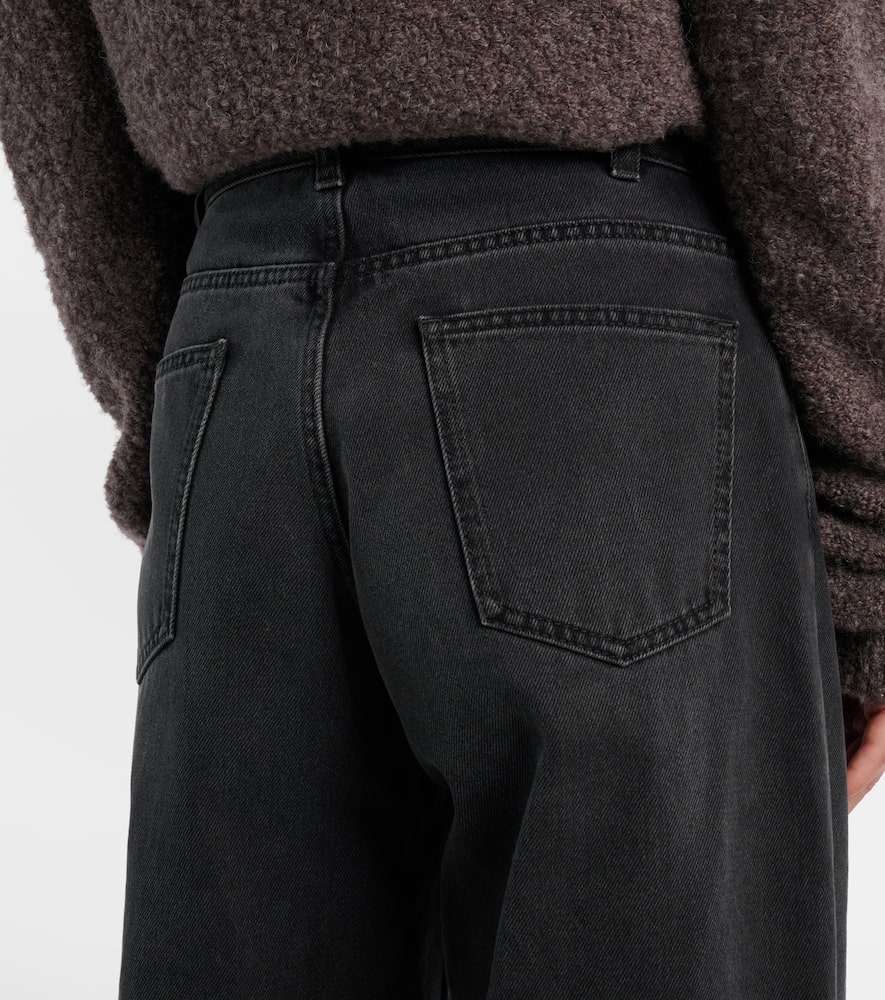 The Row Clair High-rise Straight Jeans In Black