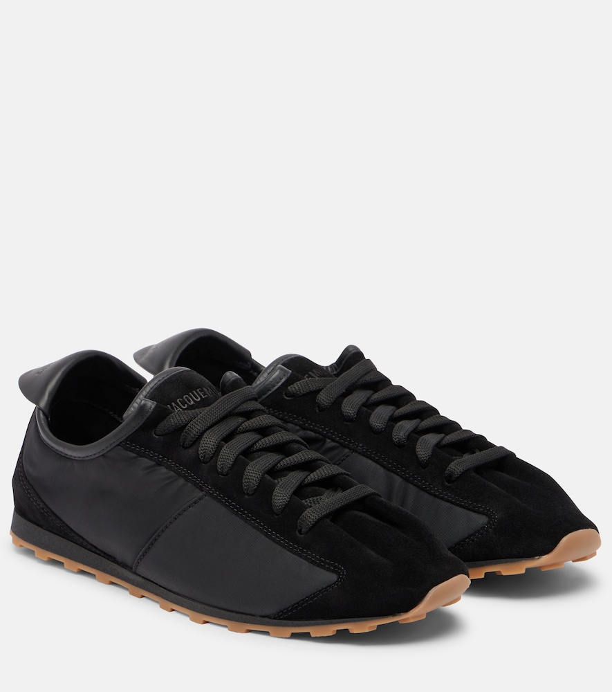 JACQUEMUS Jacquemus Tennis suede-trimmed sneakers　Jacquemus Tennis スエードトリム スニーカー