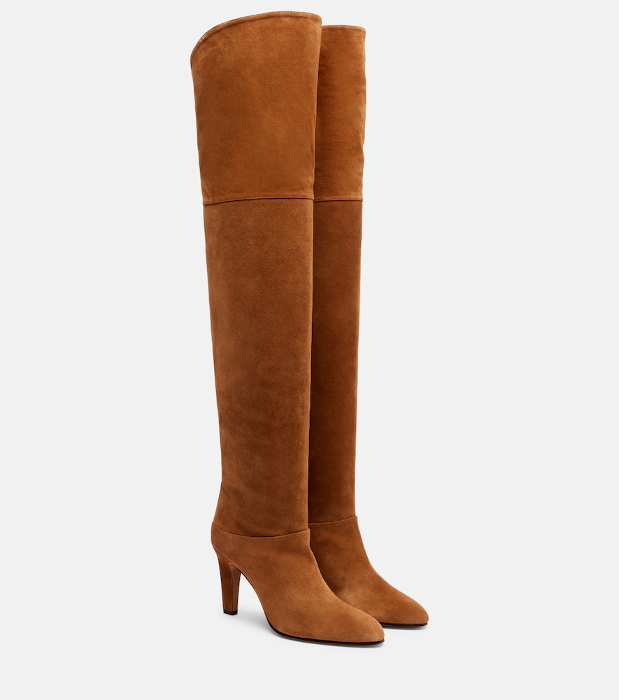 Chloe Chloé Eve 85 suede over-the-knee boots