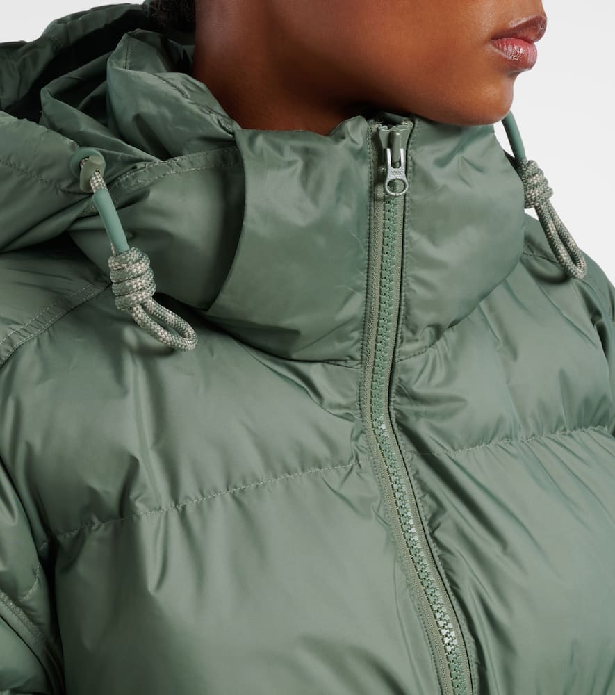 Adidas By Stella Mccartney Wattierter Mantel In Green