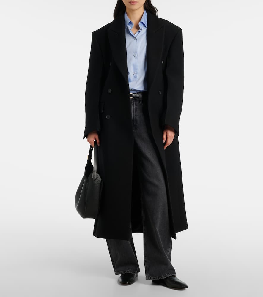 Agolde Low Curve Low-rise Wide-leg Jeans In Black