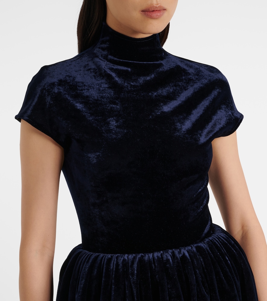  Alaia Alaia Velvet Minidress 