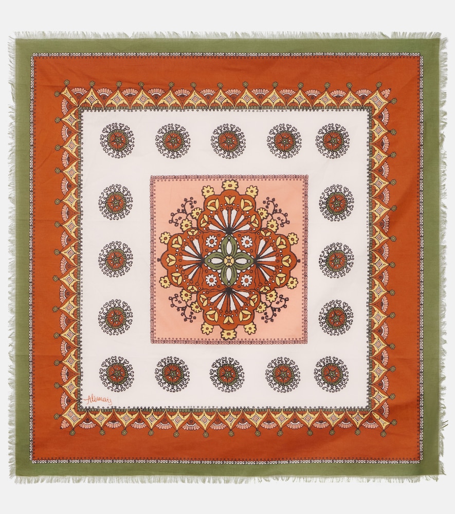Alemais Alémais Contina Midi fringed cotton scarf