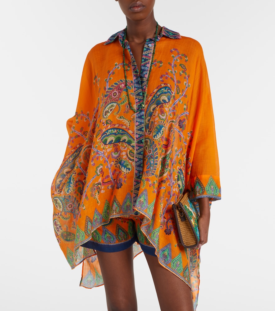 Etro Paisley oversized shirt