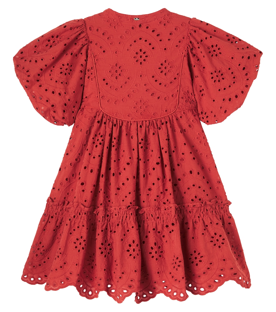  Poupette St Barth Kids Poupette St Barth Kids Kleid Cruz Aus Baumwolle 