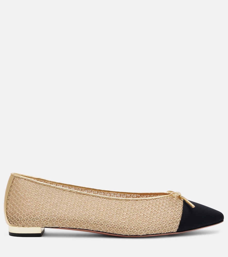  Aquazzura Aquazzura Ballerinas Gioia Mit Leder 