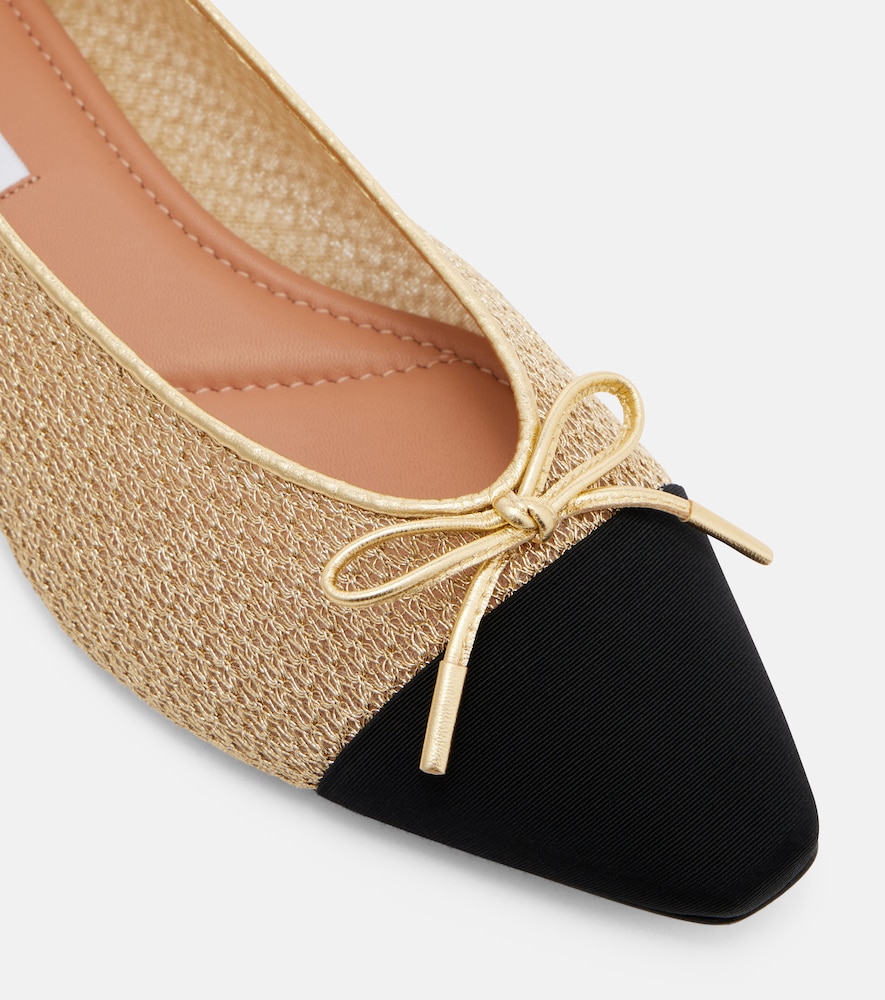  Aquazzura Aquazzura Ballerinas Gioia Mit Leder 