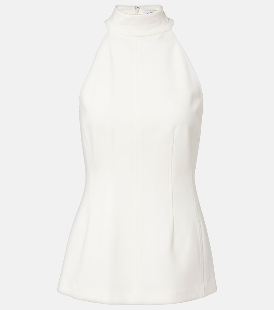 Veronica Beard Women's White Johanne Halterneck Top UK Size 10 - Mytheresa