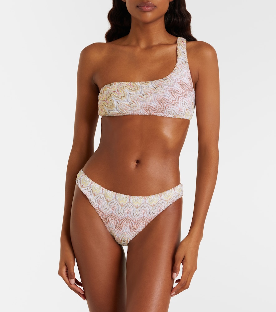 Missoni Missoni Lame One-shoulder Bikini 