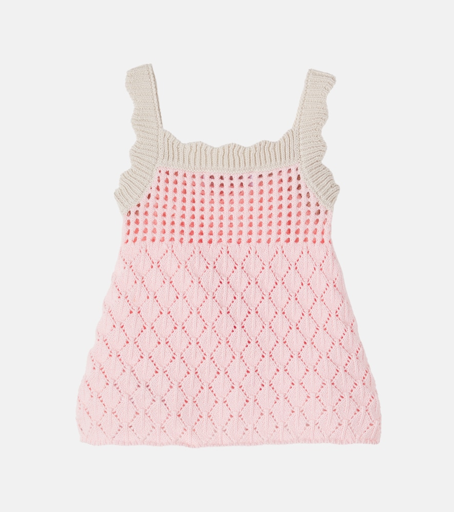  Monnalisa Monnalisa Baby Top Aus Baumwolle Mit Satin 