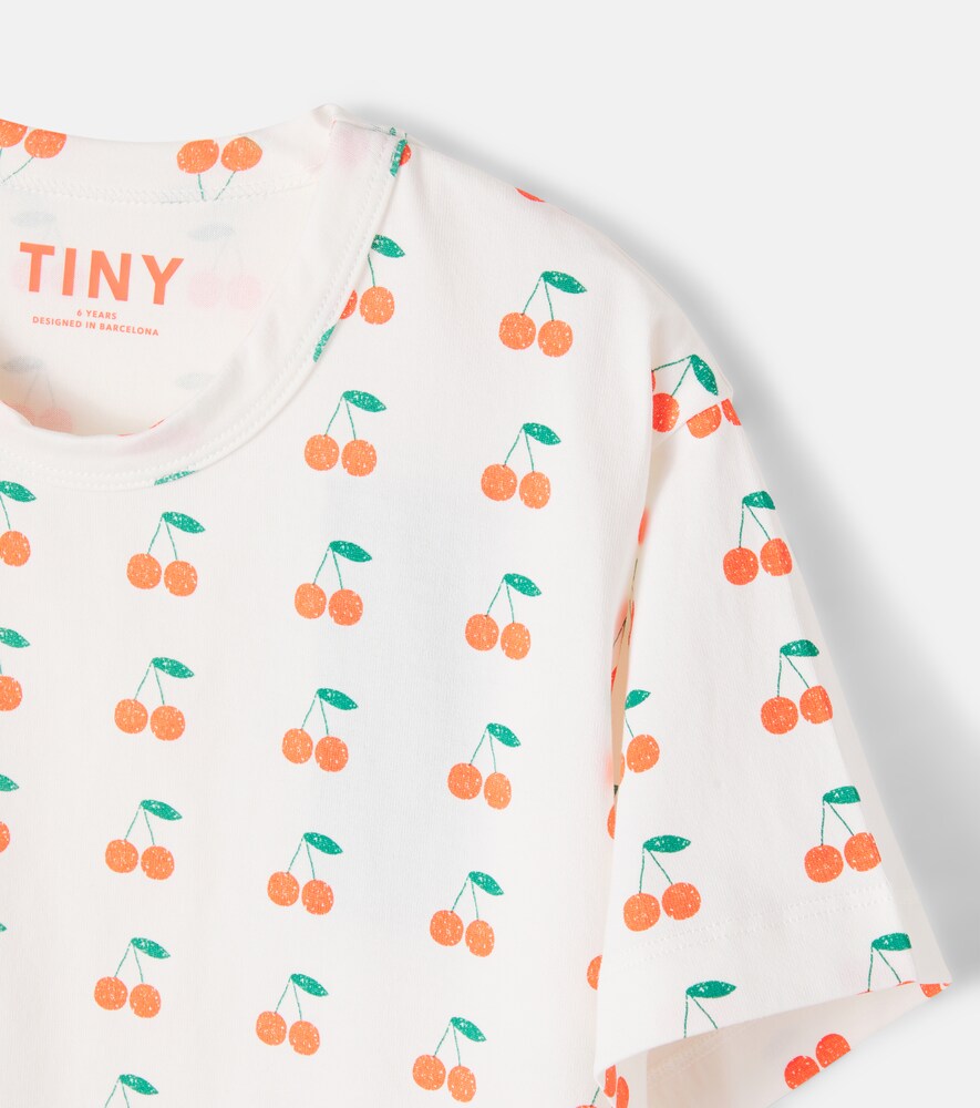  Tinycottons Tinycottons Cherries Printed Cotton Jersey T-shirt 